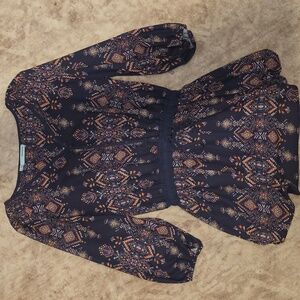 Boho Patterned Blouse